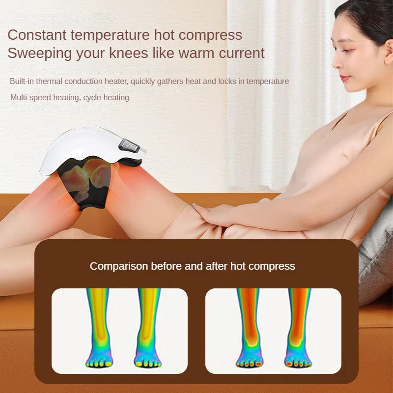 "Knee Rhythm Revival" Red Light Therapy Knee Massager