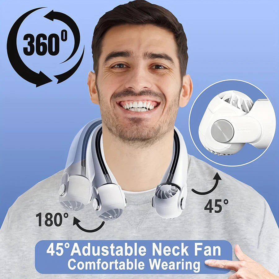 "Fan Me Up" Wearable Neck Fan