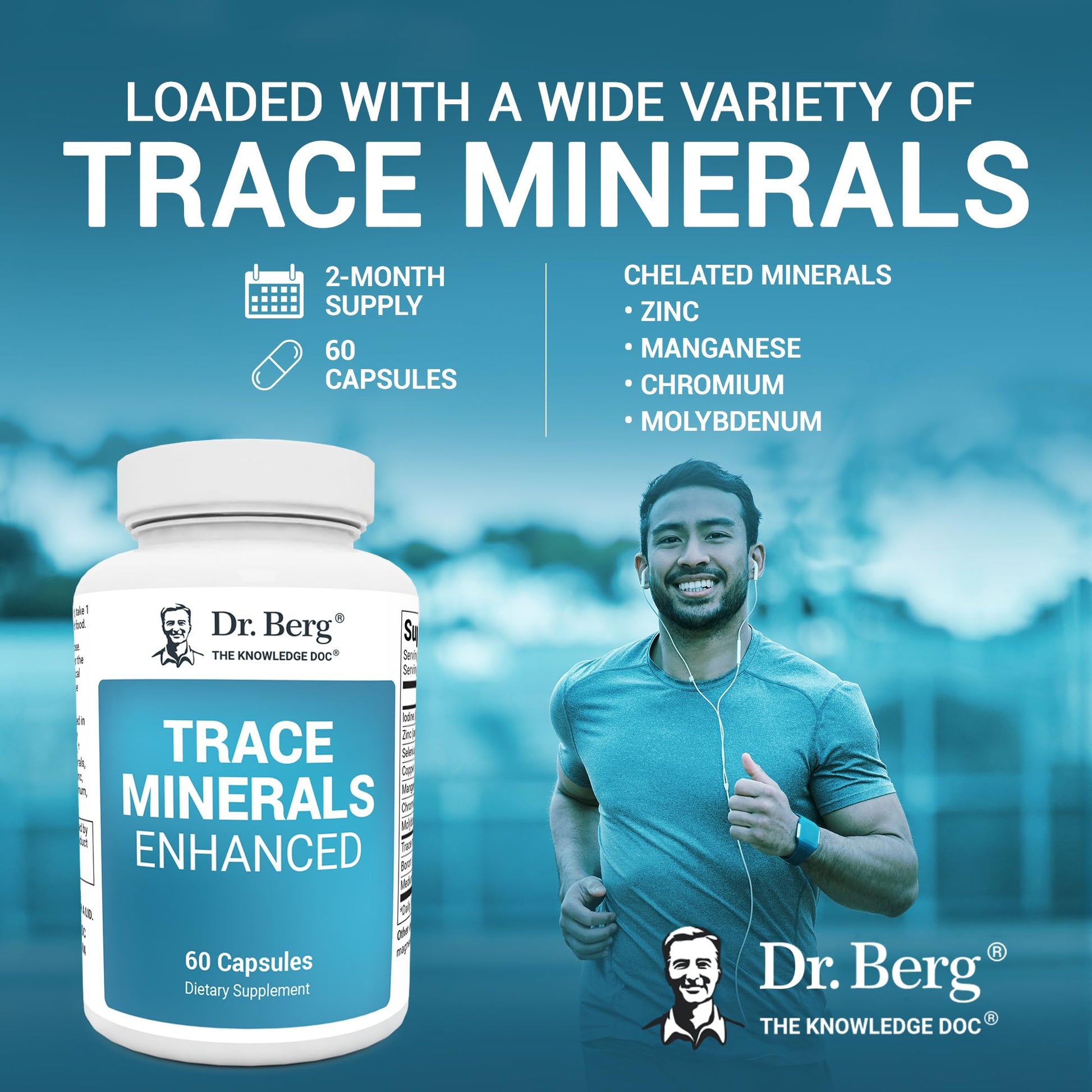 Trace Minerals Enhanced Complex, 60 Capsules