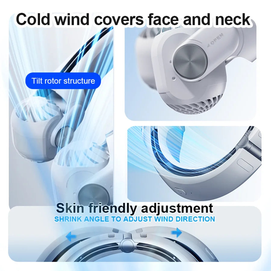 "Fan Me Up" Wearable Neck Fan